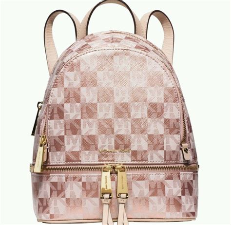 michael kors rose gold band|Michael Kors rose gold backpack.